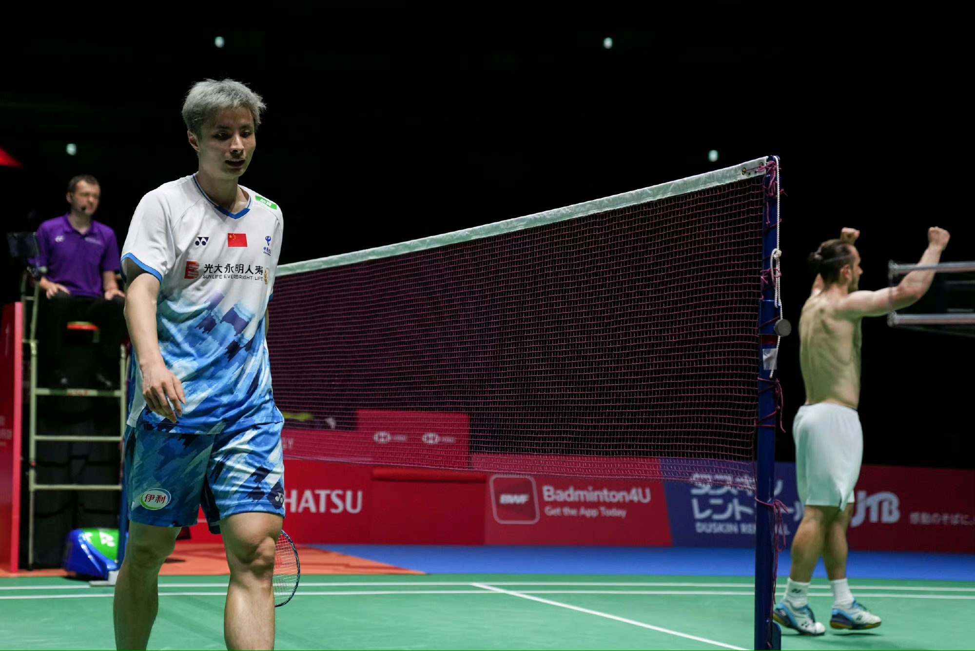 泰国队横扫马来西亚队，石宇奇带队取胜